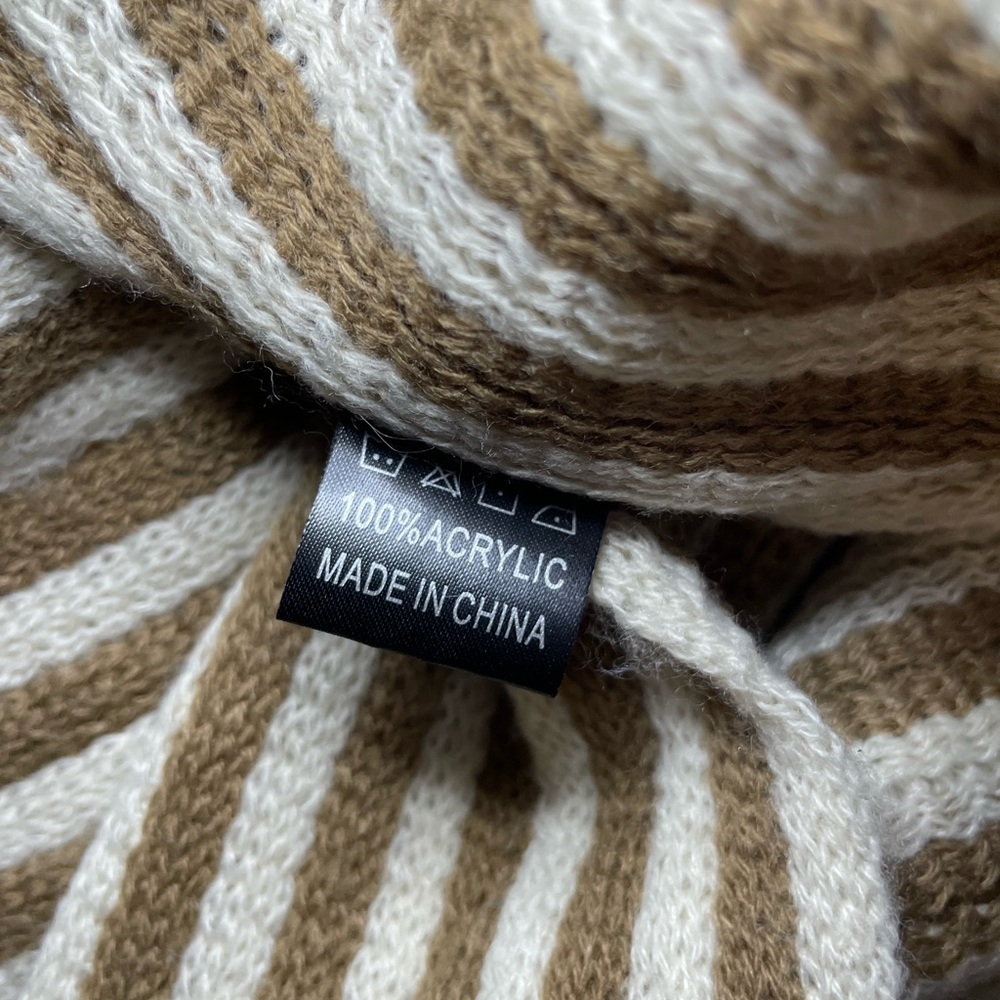 Striped Poncho - Picture 4 of 4